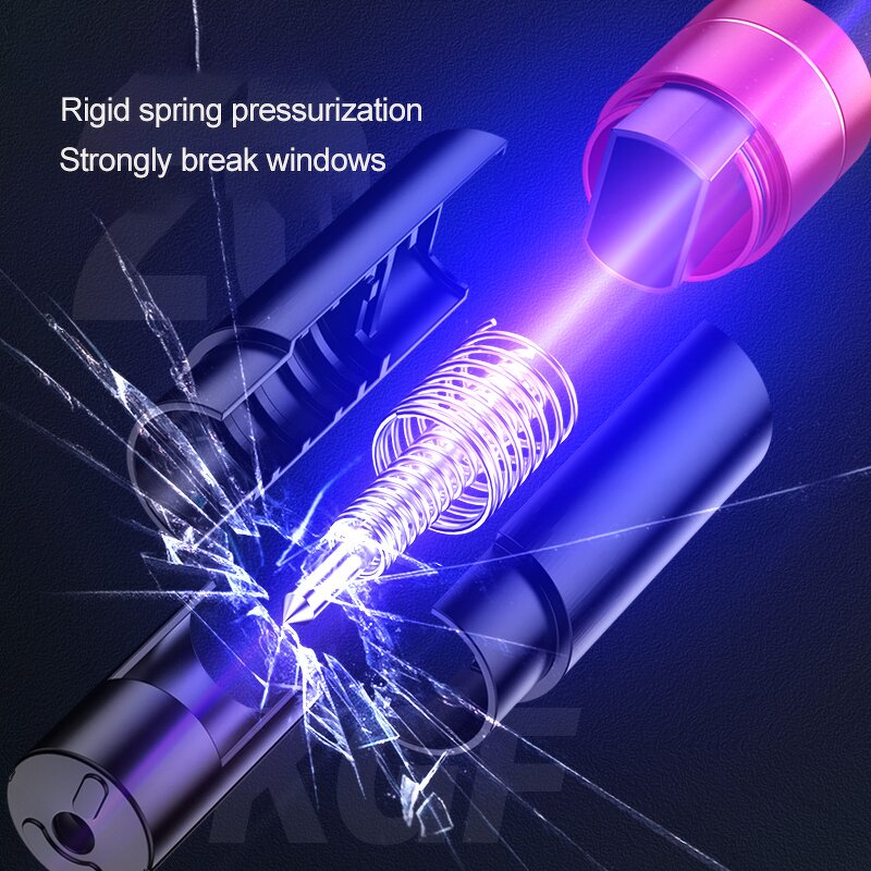 Car Safety Hammer Factory - Popular Seat Belt Cutter Emergency Hammer