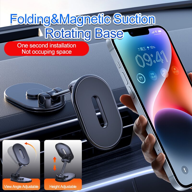 Car Phone Holder Factory - 8pc N52 Strong Magnetic 720 Rotated Mount
