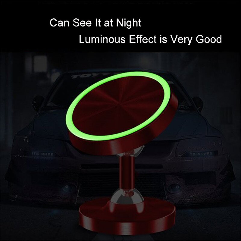 Car Phone Holder Factory - Luminous Silicon Dual Ball Dashboard Bracket