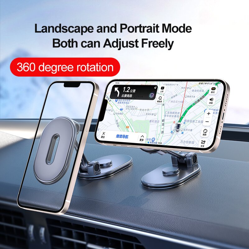 Car Phone Holder Factory - 8pc N52 Strong Magnetic 720 Rotated Mount