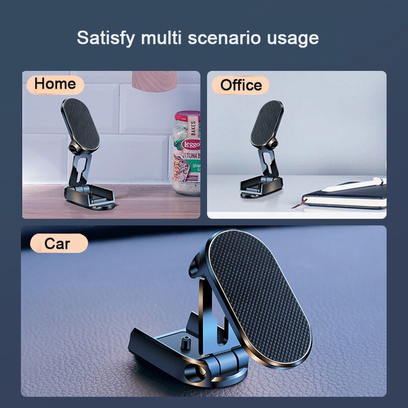 Car Phone Holder Factory - Hot Selling Foldable Magnetic Dashboard Mount