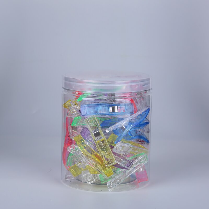 Sewing Clips Factory - 50pcs Colorful Long Plastic Fabric Wonder Clips
