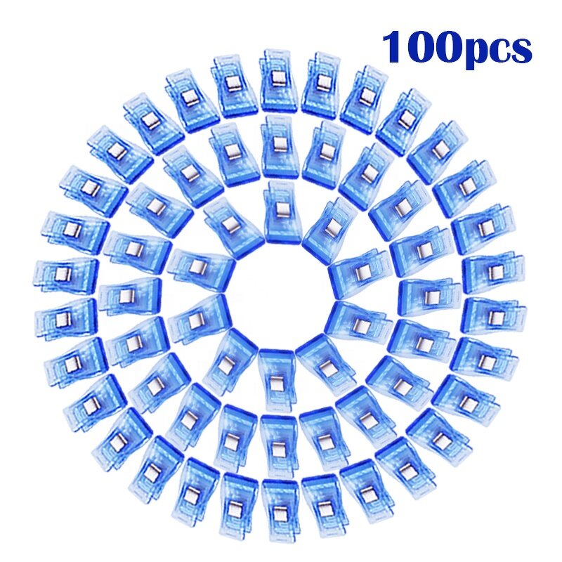 Sewing Clips Factory - Wholesale 100pcs Colorful Plastic Fabric Clips