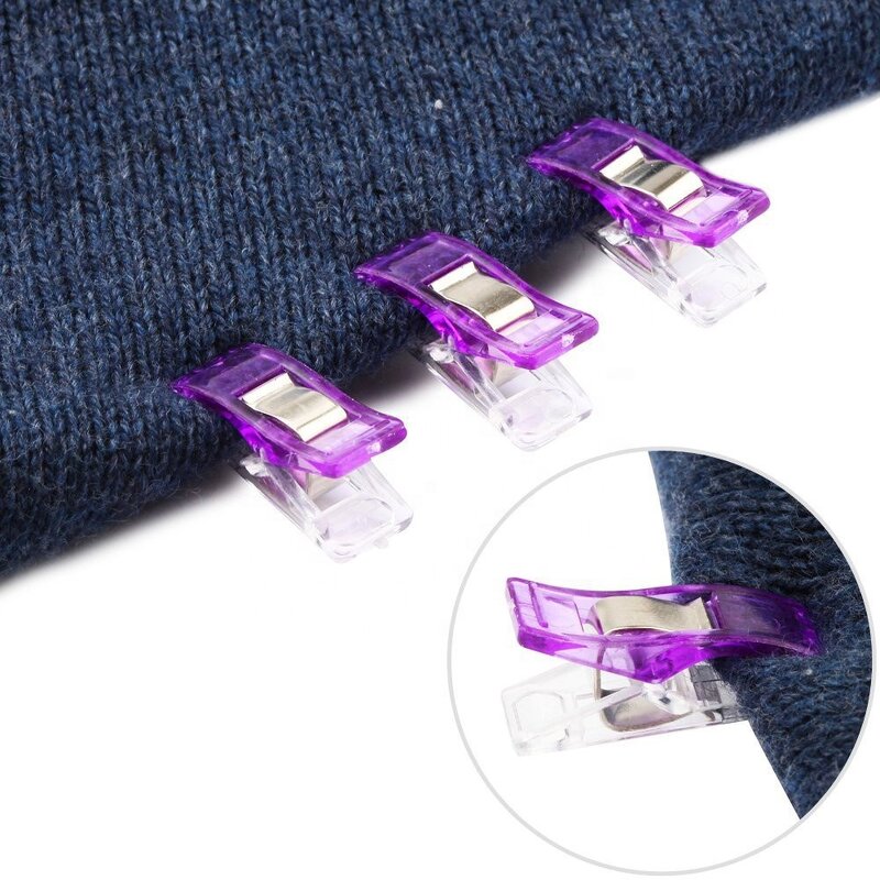 Sewing Clips Factory - Wholesale 100pcs Colorful Clip Fabric with Holes