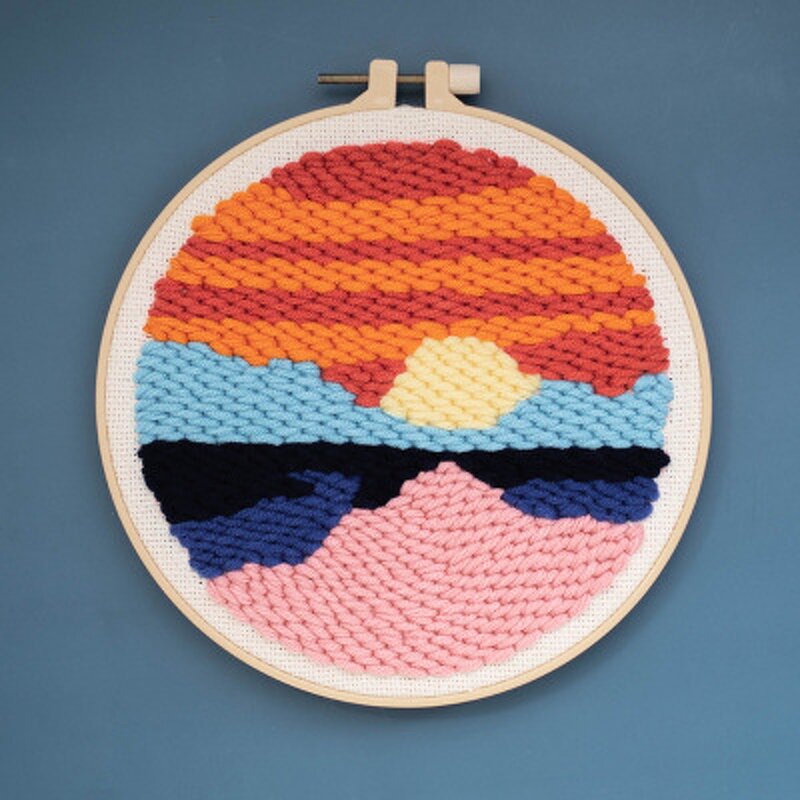 Embroidery Kit Factory - 2020 Hot Selling DIY Embroidery Hoops Threads