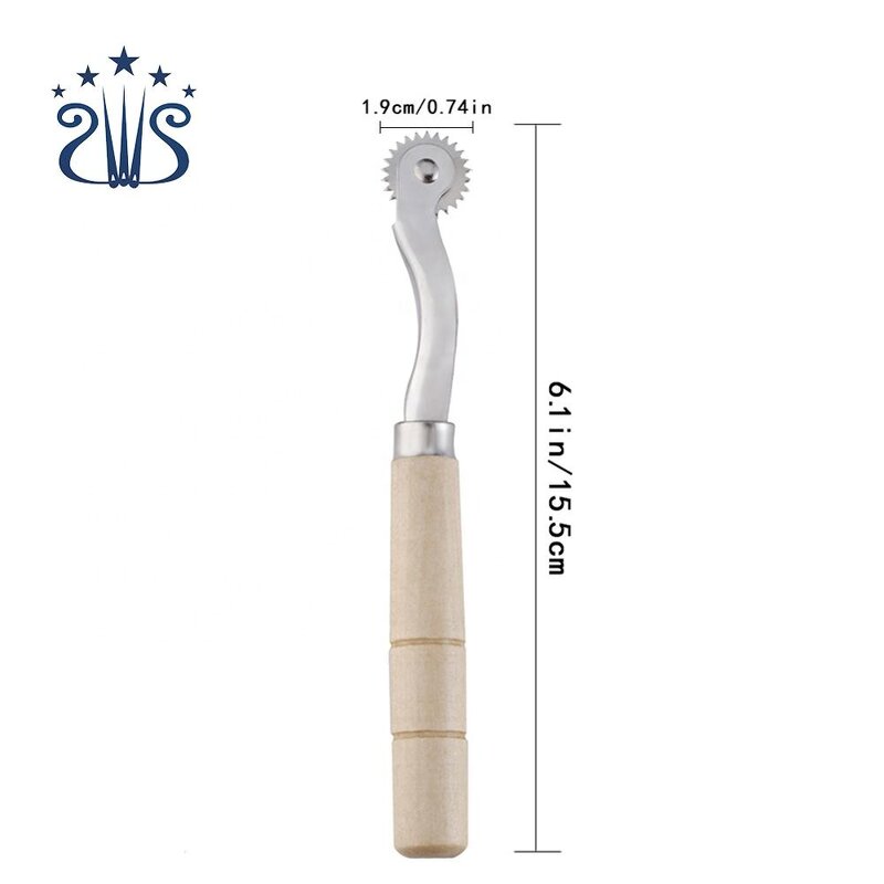 Tracing Wheel Factory - SKC Wooden Handle Metal Sewing Leather Wheel