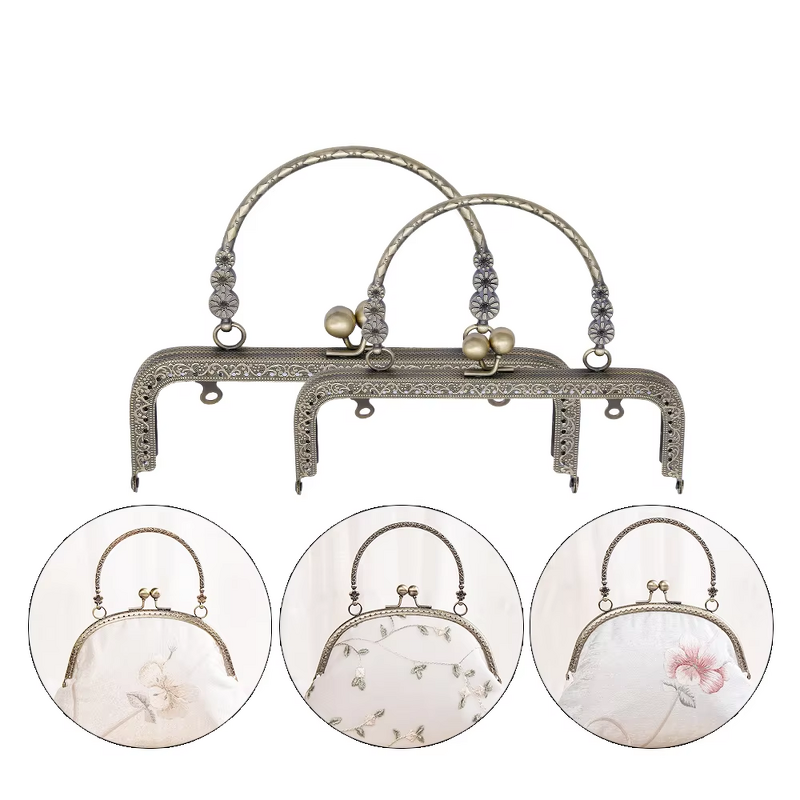 Purse Frame Factory - 18cm/20cm Hot Sale Kiss Clasp Lock Metal Frame