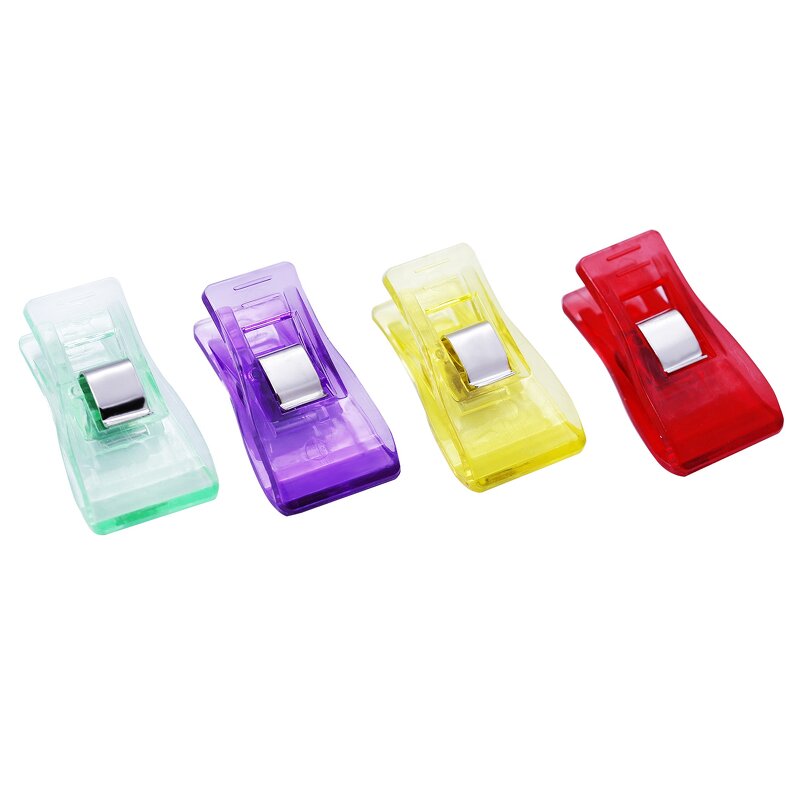 Sewing Clips Factory - Wholesale 100pcs Colorful Plastic Fabric Clips