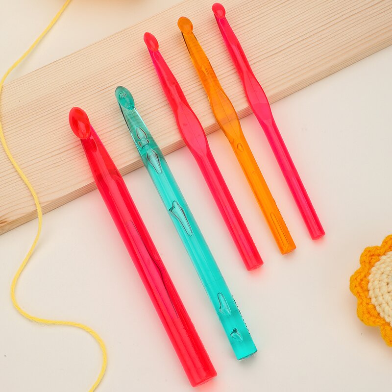 Crochet Hook Factory - Hot Selling SKC Multicolor Transparent Hook