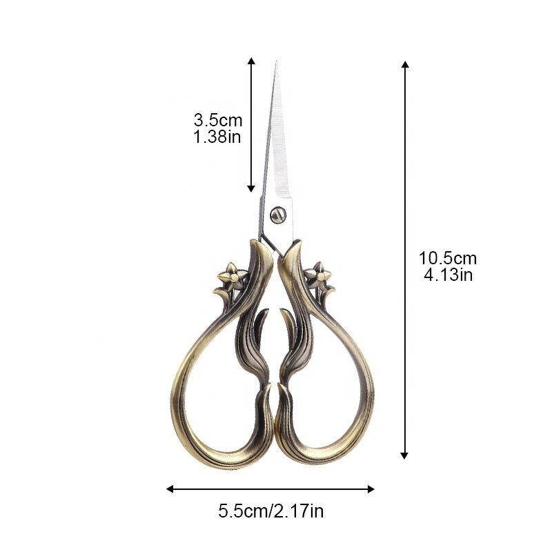 Scissors Factory - Retro Classic Tailor Embroidery Scissors for Fabric