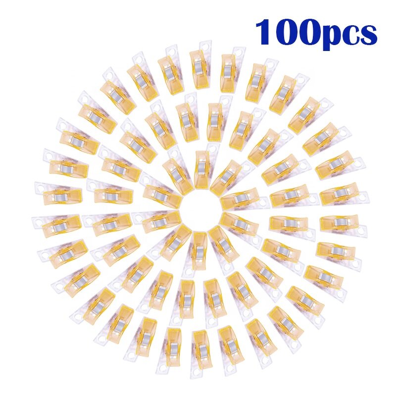 Sewing Clips Factory - Wholesale 100pcs Colorful Clip Fabric with Holes