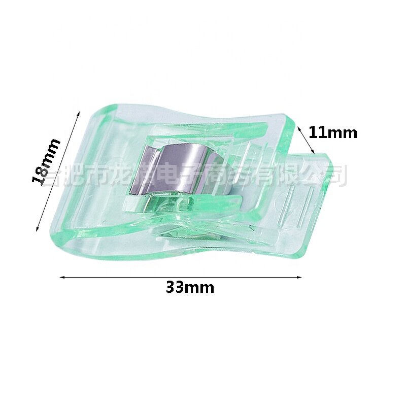 Sewing Clips Factory - 100pcs Colorful Plastic Fabric Patchwork Clips