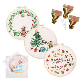 Embroidery Kit Factory - Christmas Series Handmade Set for Beginners