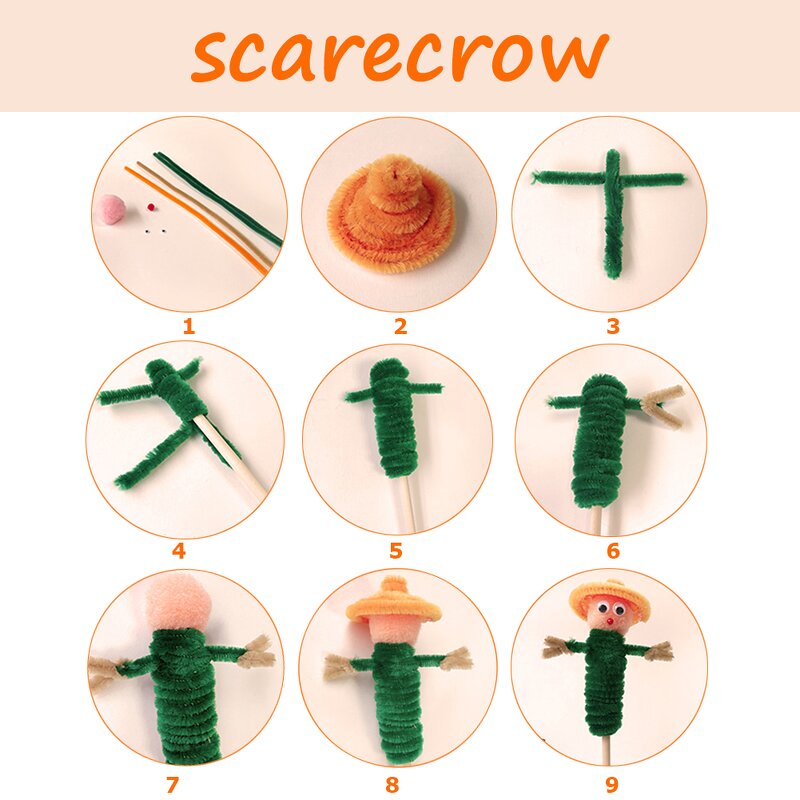 Pipe Cleaners Factory - DIY Christmas Green Pipe Cleaners Craft for Kids