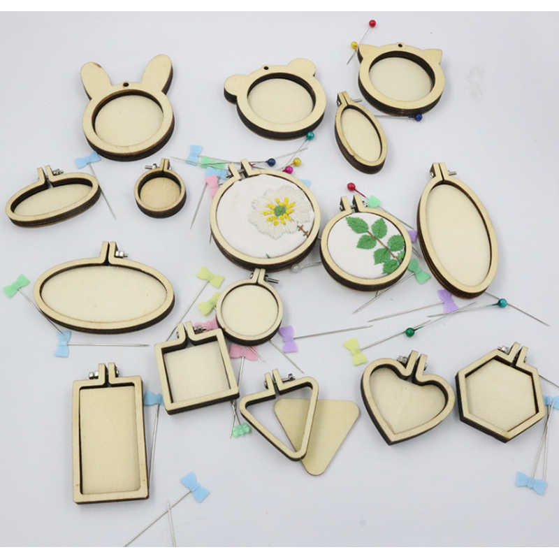 Embroidery Hoop Factory - Mini Wooden Cross Stitch Hoop for Frame
