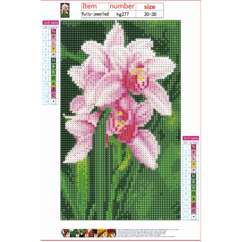 Diamond Painting Kits Factory - 20x30cm Flower Painting DIY 5D Kits