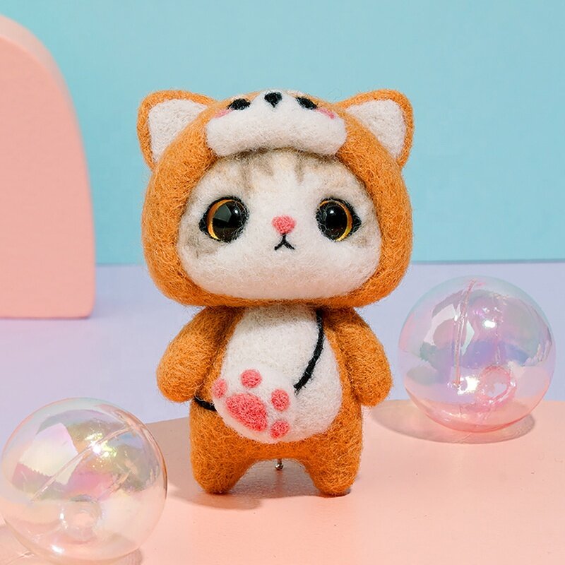 Needle Felting Kit Factory - Hot Sale DIY Shiba Inu Wool Felt Animal