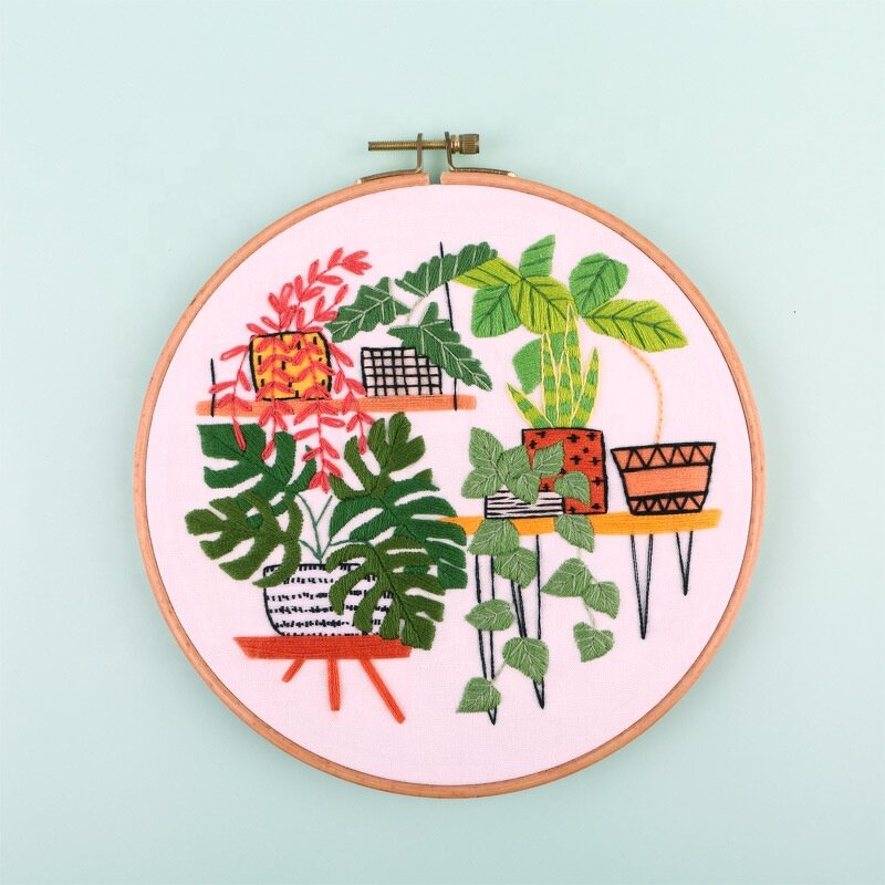 Embroidery Kit Factory - Wholesale Beautiful Plant DIY Handmade Kit