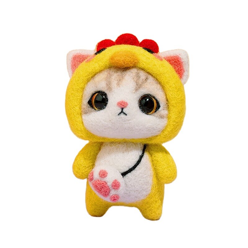 Needle Felting Kit Factory - DIY Creativity Plush Chick Doll Wool Set