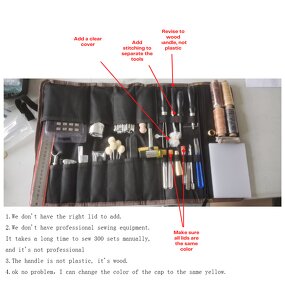 Leather Craft Kit Factory - 23pcs Leather Sewing Tools Package