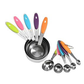 Measuring Cup Set Factory - 304 Stainless Steel with Silicone Grips