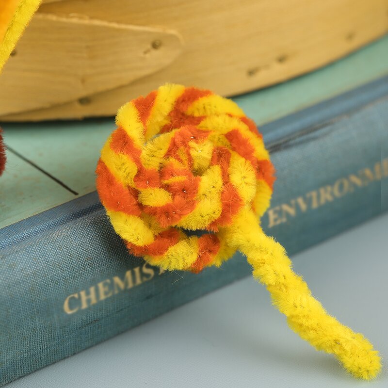 Pipe Cleaners Factory - DIY Arts Crafts Set Gold Chenille Stems