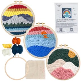 Embroidery Kit Factory - DIY Punch Needle Cross Stitch Handwork Set