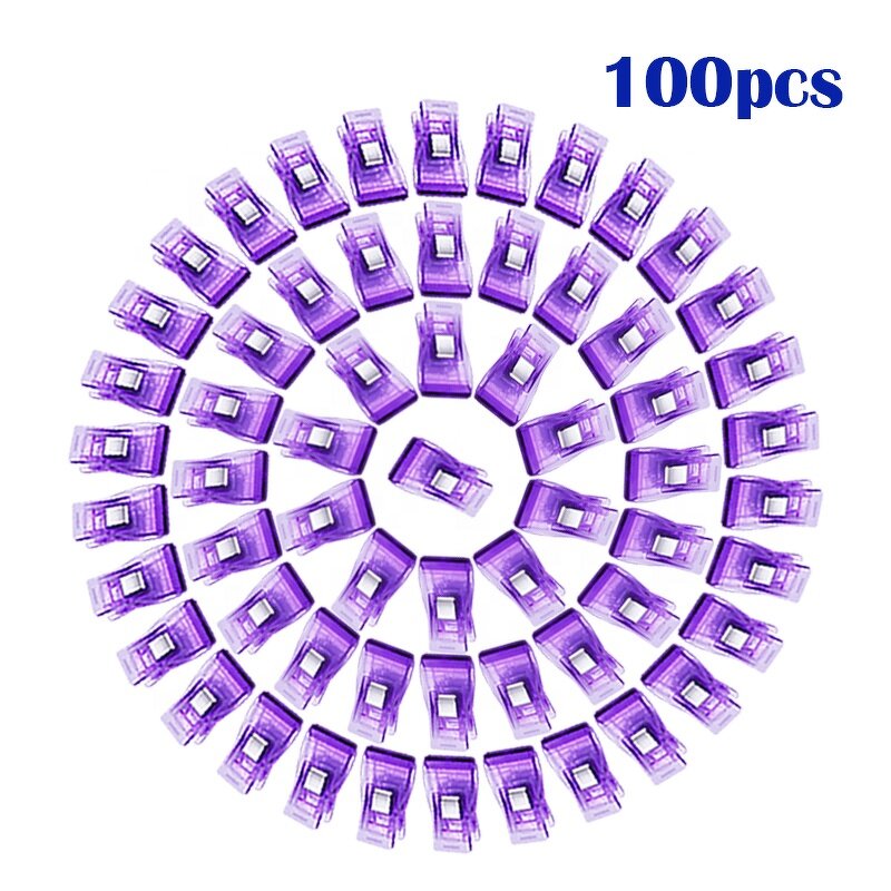 Sewing Clips Factory - Wholesale 100pcs Colorful Plastic Fabric Clips