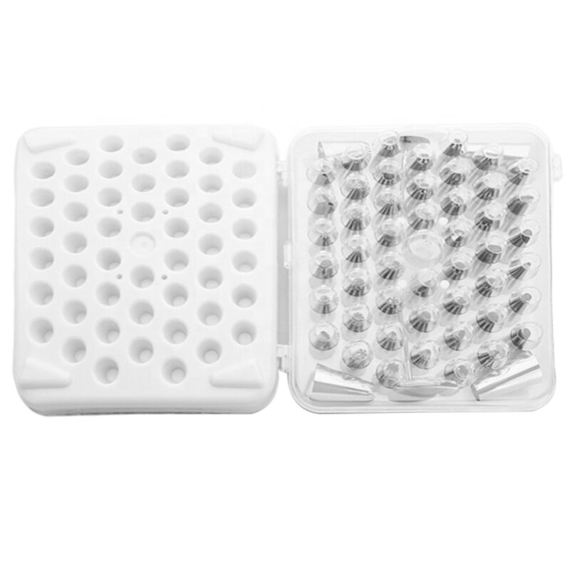 Decorating Nozzle Set Factory - 52-Head Stainless Steel Baking DIY Tools