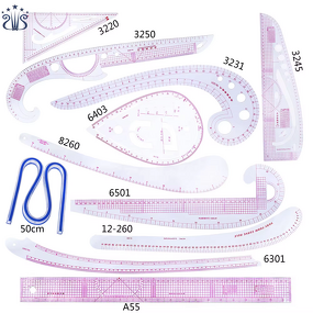 Sewing Ruler Set Factory - French Sewing Measuring Curve Template Ruler