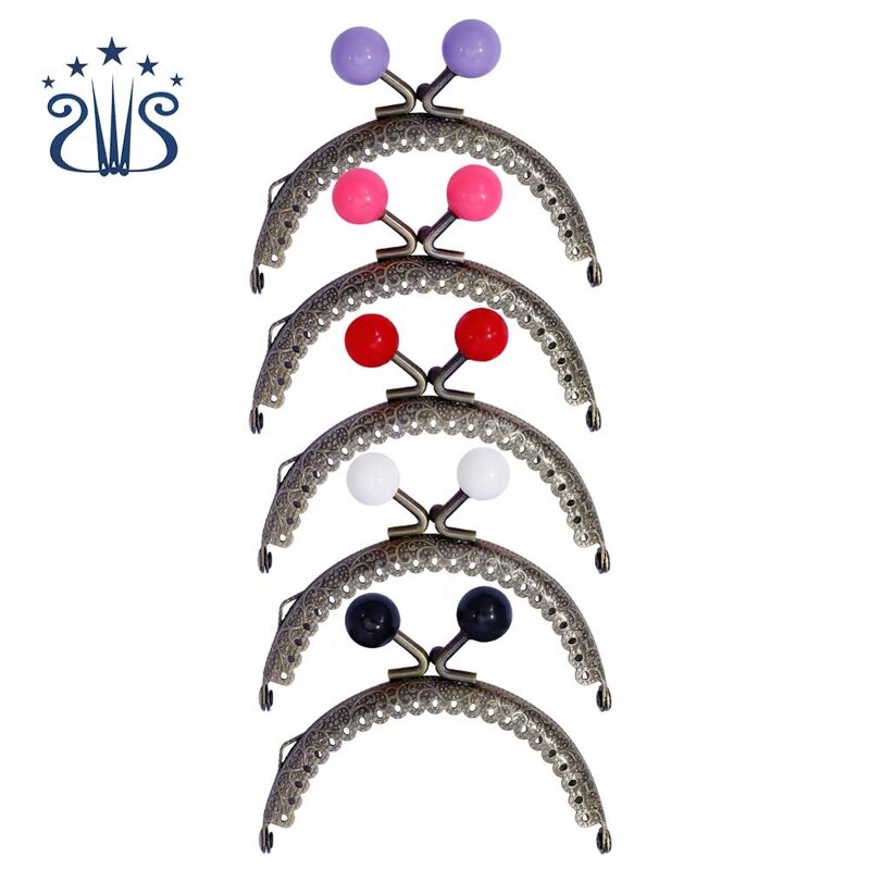 Purse Frame Factory - 8.5cm Hardware Ball Clasp Lock Clutch Frame