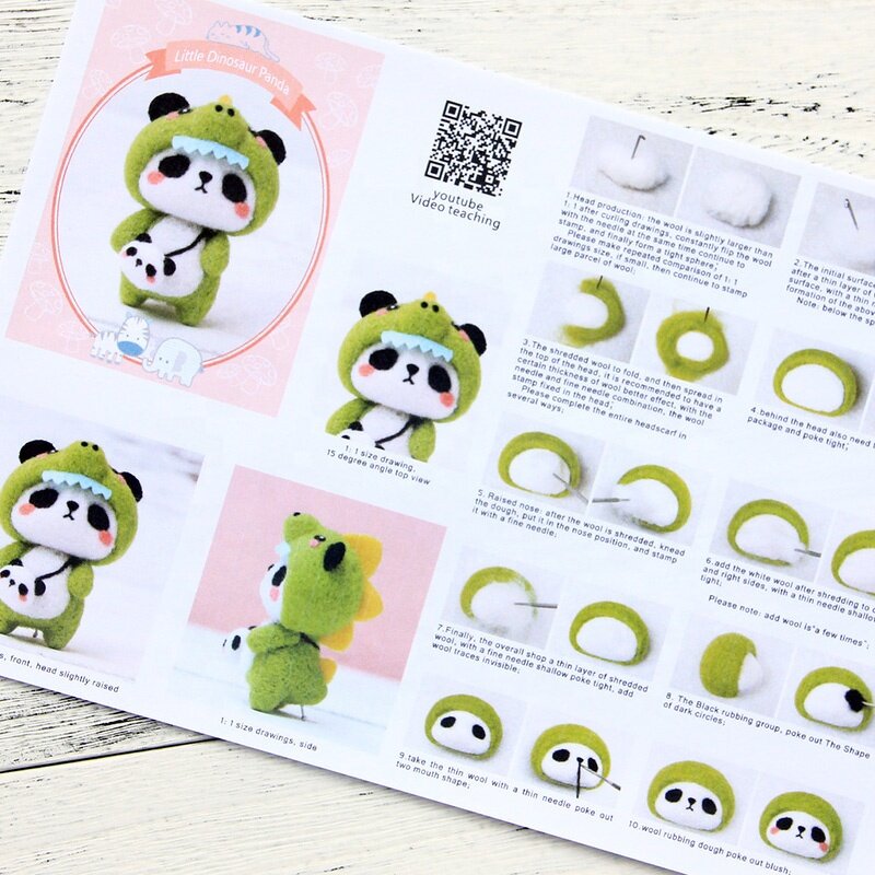 Wool Felting Kit Factory - DIY Handmade Material Package for Felting