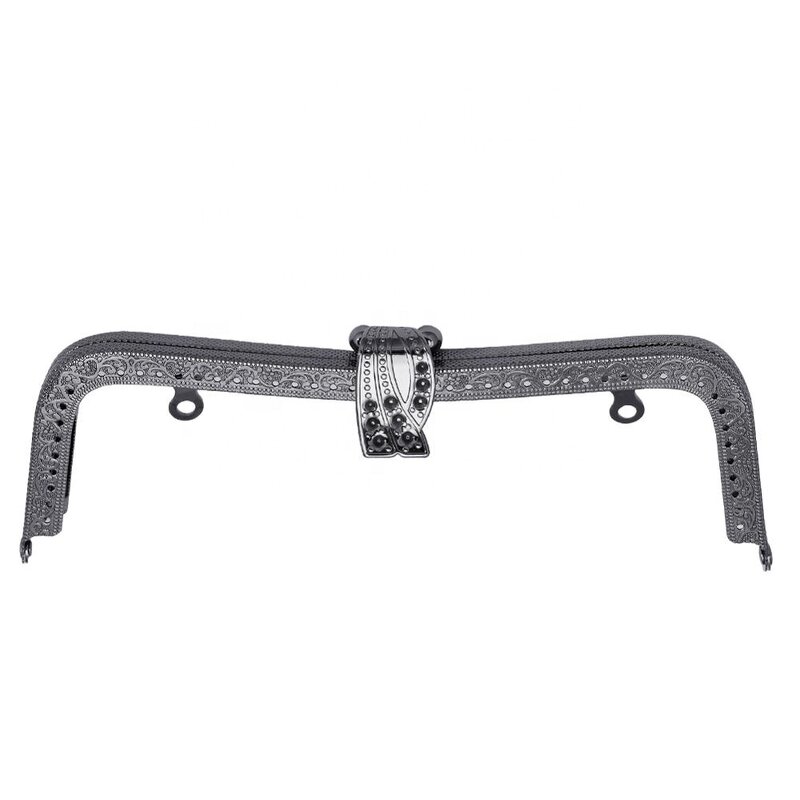 Purse Frame Factory - Exquisite Square Metal Clasp Lock Coin Frame