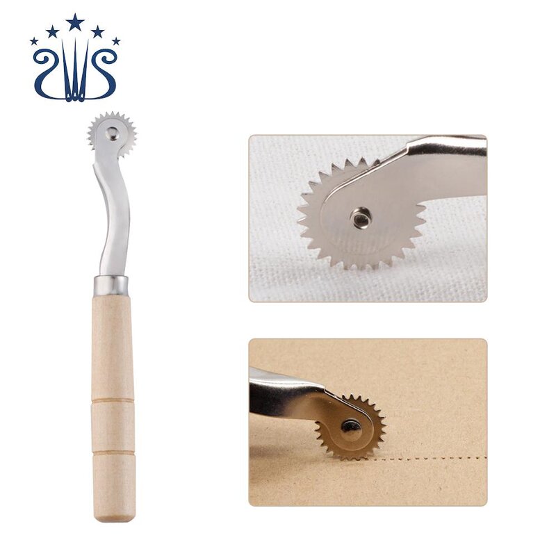 Tracing Wheel Factory - SKC Wooden Handle Metal Sewing Leather Wheel