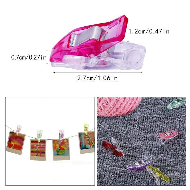 Sewing Clips Factory - Hot Selling Colorful Plastic Clips for Patchwork