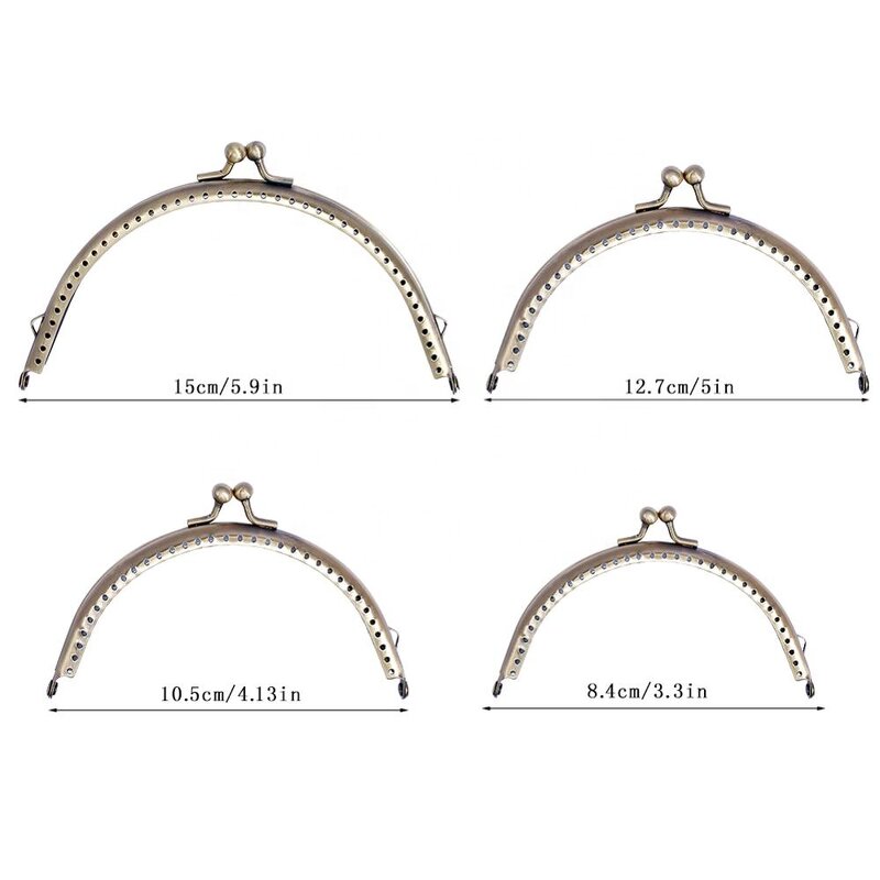 Purse Frame Factory - 8.5-15CM Kiss Clasp Metal Handbag Frame