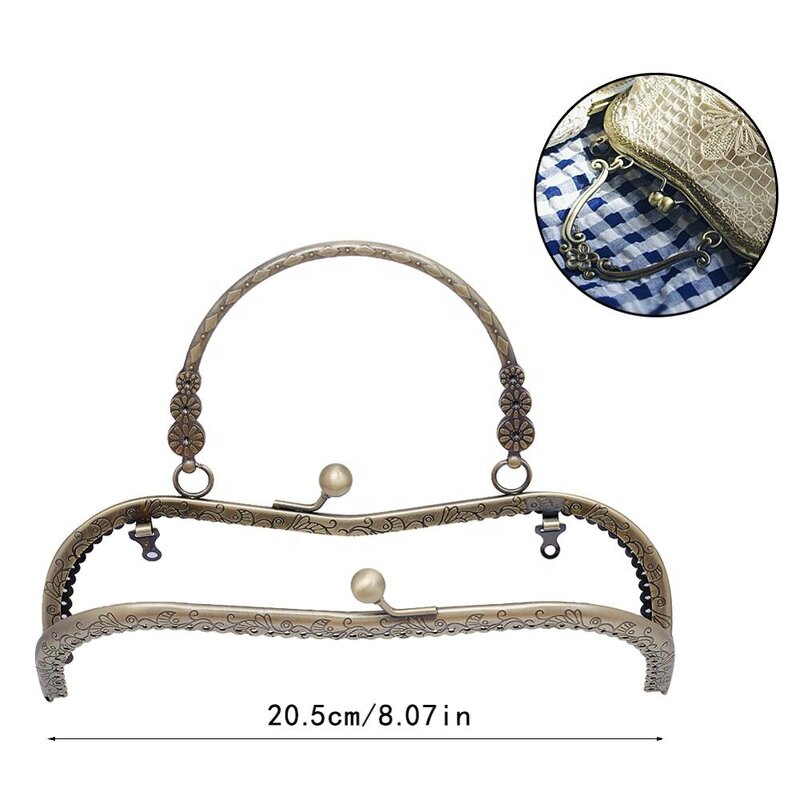 Purse Frame Factory - Wholesale Kiss Clasp Lock Purse Clasp Frame