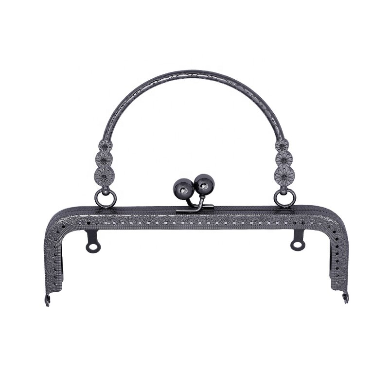 Purse Frame Factory - 18cm/20cm Hot Sale Kiss Clasp Lock Metal Frame