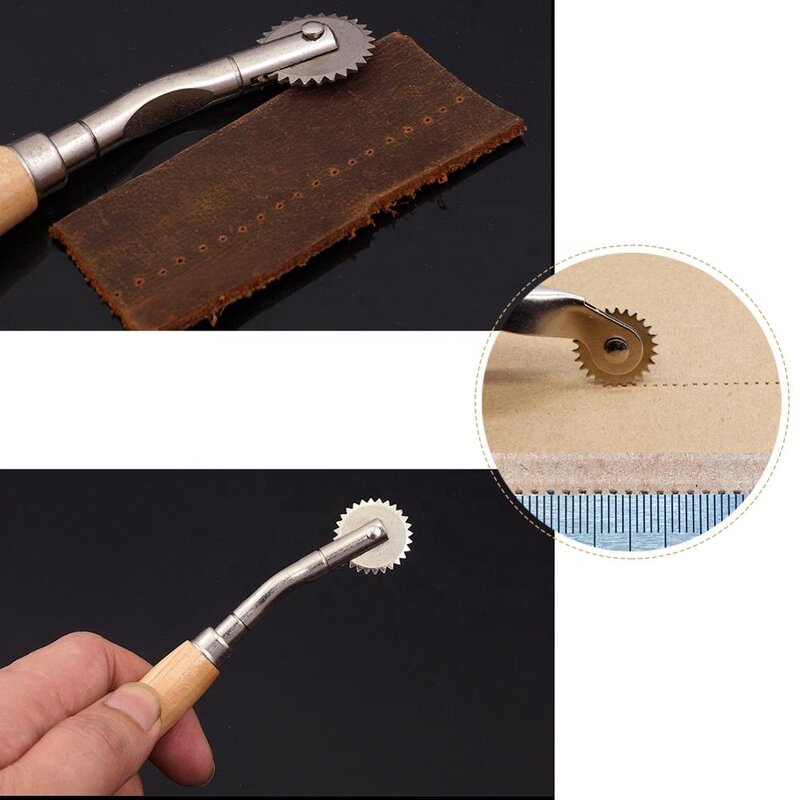 Tracing Wheel Factory - Wooden Handle Metal Stitch Maker Sewing Wheel