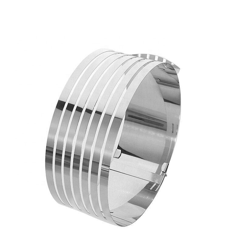 Cake Mold Factory - Large Stainless Steel Layered Mousse Ring Bakery
