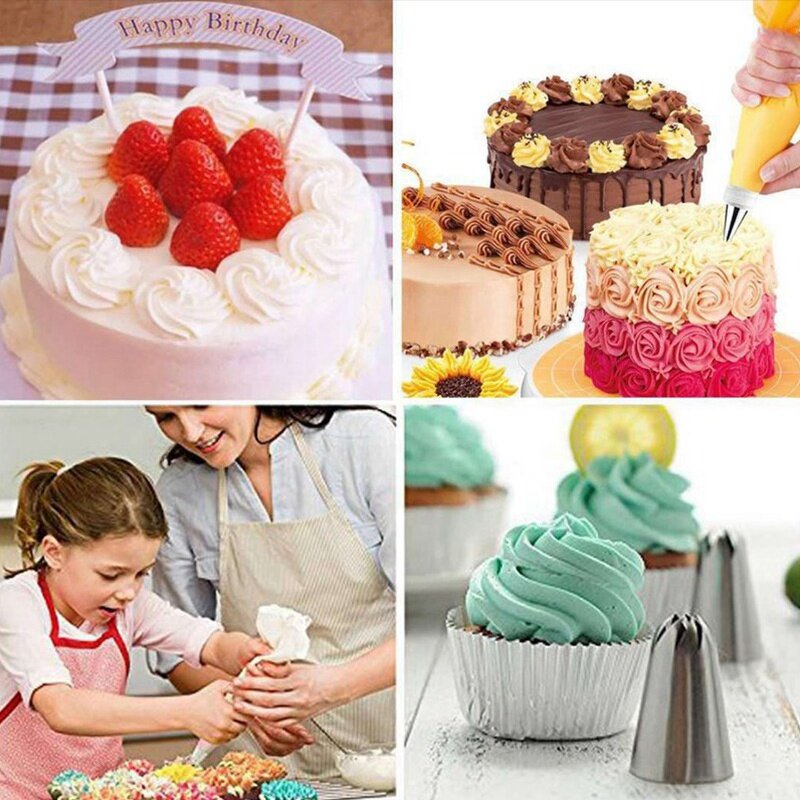Baking Tools Set Factory - Decorative Mouth DIY Cake Butter Gun Mold