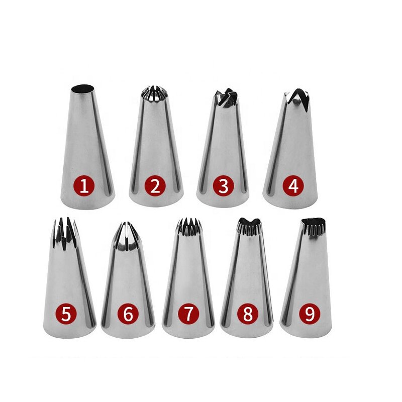 Baking Nozzle Factory - Large Mounted 9 Head Optional Cream Nozzle