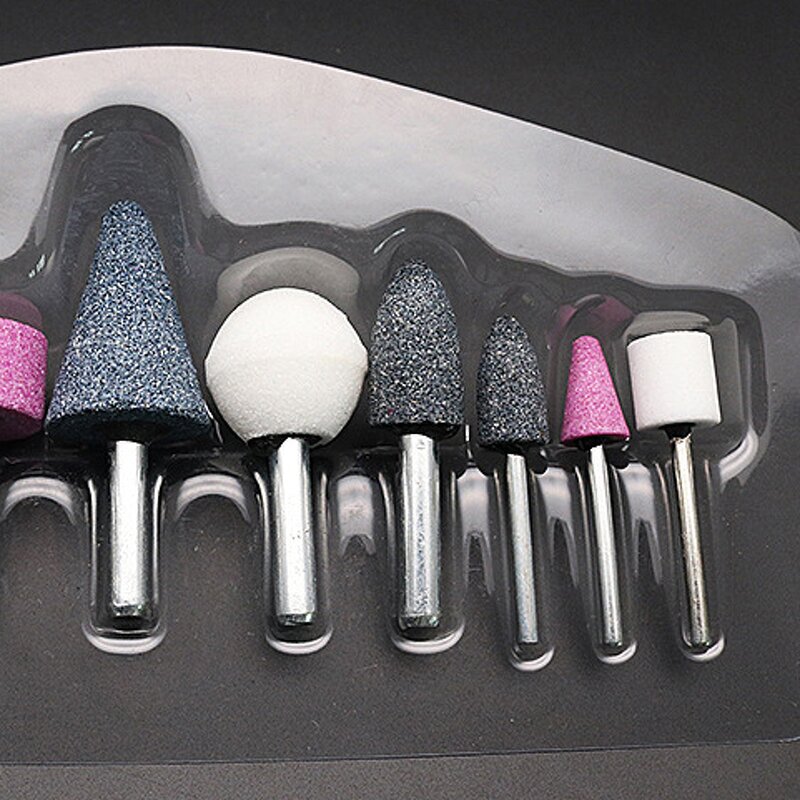 Mounted Stone Set Factory - 10Pcs Abrasives Grinding Cone Head Set