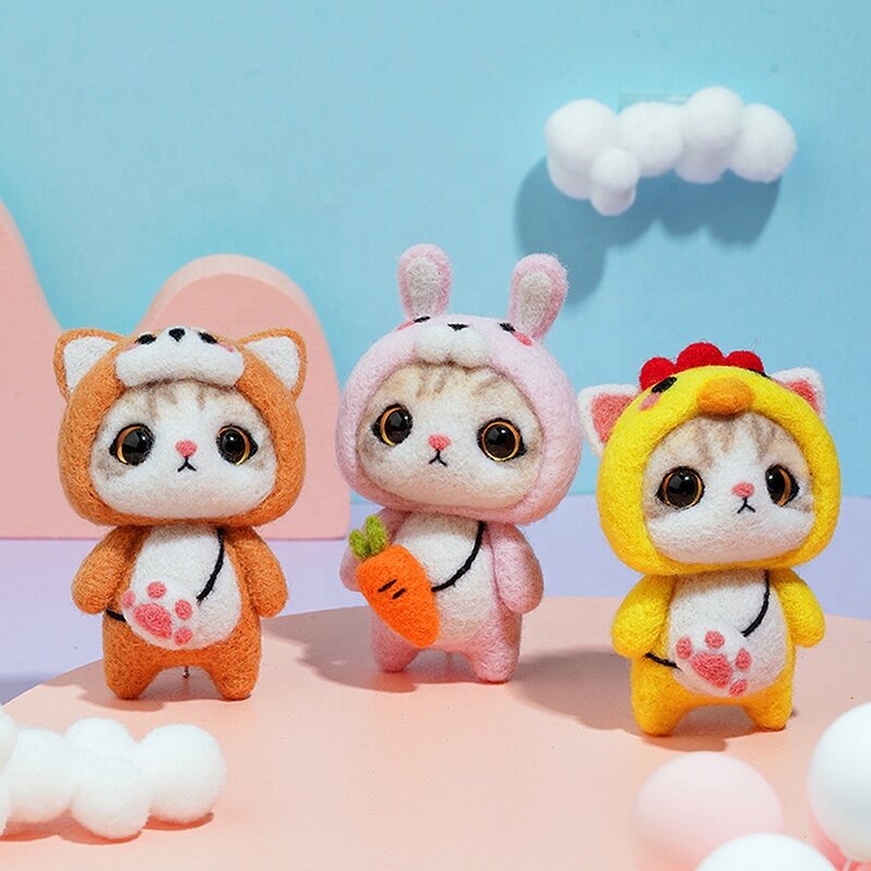 Needle Felting Kit Factory - DIY Creativity Plush Chick Doll Wool Set