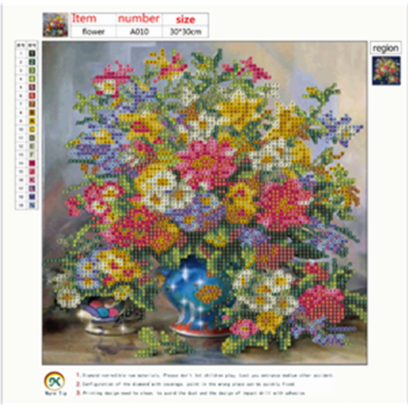 Diamond Painting Kits Factory - 5D Flowers Diamond Painting Kits