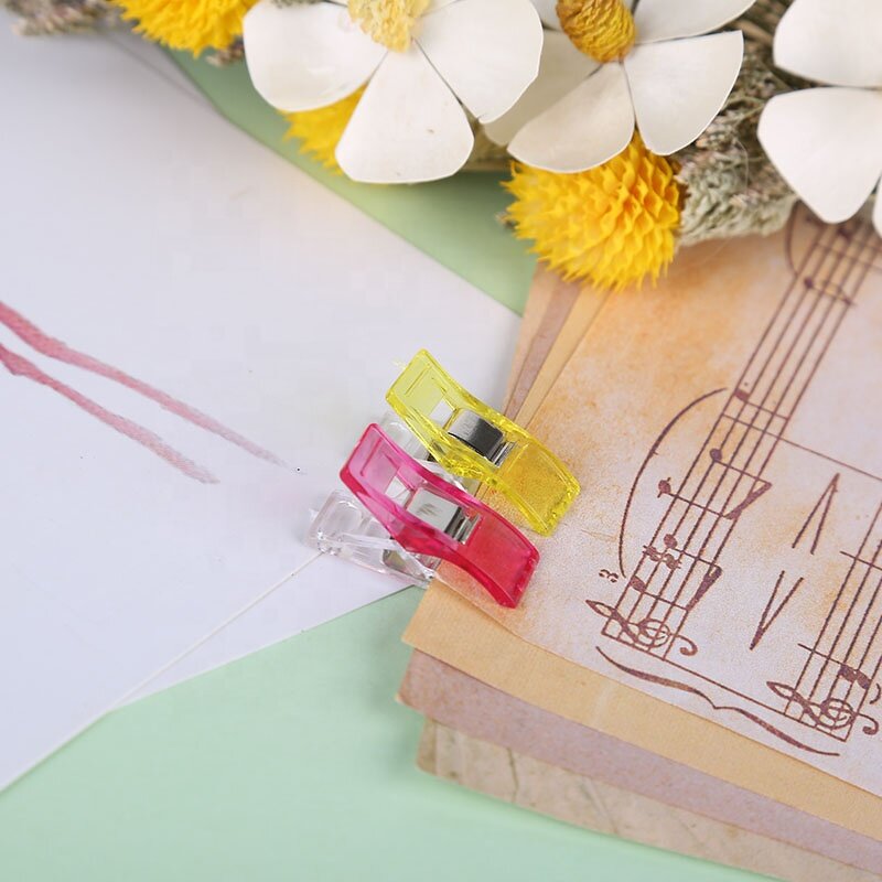 Sewing Clips Factory - Wholesale 50pcs Plastic Colorful Patchwork Clips