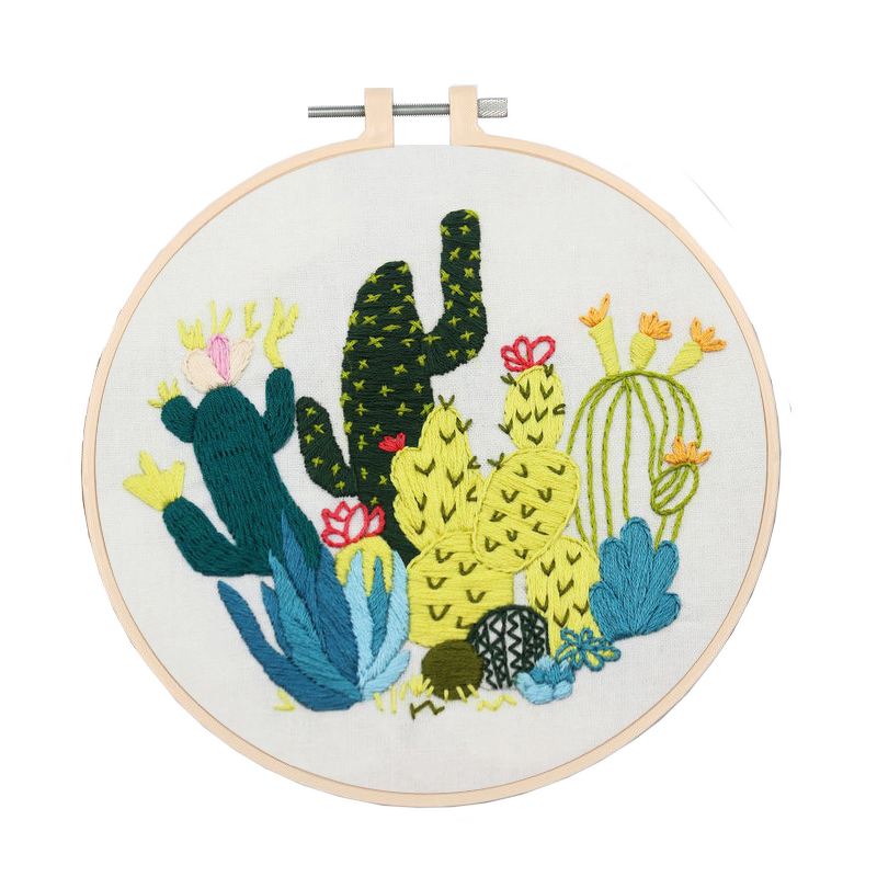 Embroidery Kit Factory - Wholesale Beautiful Plant DIY Handmade Kit