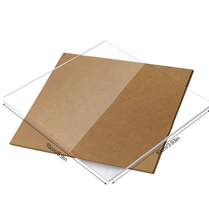 PP Board Factory - 15CM Transparent Acrylic Soft Clay Mud Board