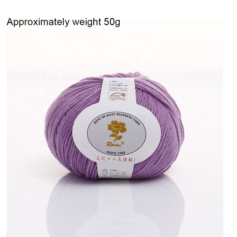 Hand Knitting Yarn Factory - Multi-color Polyester Acrylic Sweater Yarn