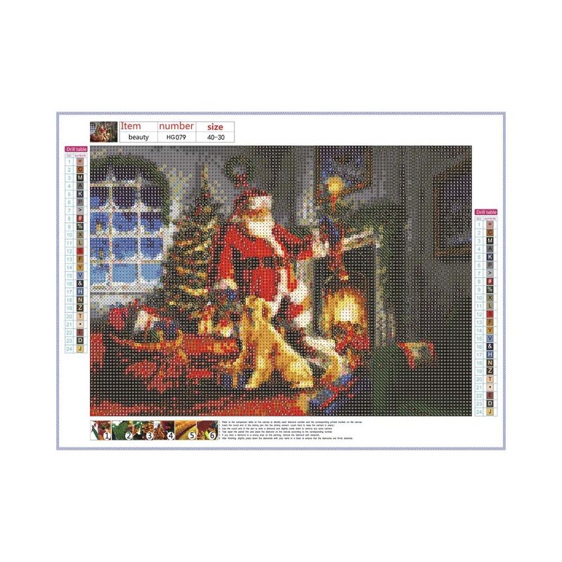 Diamond Painting Kits Factory - Christmas Handmade DIY 5D Diamond Painting
